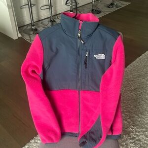 North face Pink women’s Denali jacket